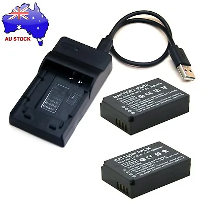 Battery / USB Charger For Canon EOS 100D EOS M EOS M2 EOS M10 EOS M50 M100 M200 • $24.98