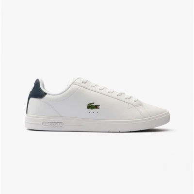 £92 • Buy Lacoste GRADUATE PRO 222 1 Mens Casual Leather Lace Up Trainers White/Navy/Red