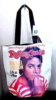 ORIGINAL Michael Jackson  Life As A Man  ROLLING STONE Tote Bag With Tags • $77.52