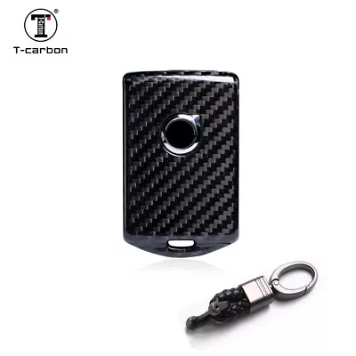 Carbon Fiber Key Fob Case Shell Cover For Volvo XC40 XC60 XC90 S90 V90 Keyless • $44.96