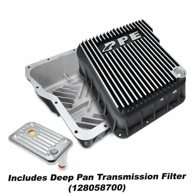 PPE Deep Brushed Transmission Pan W/ Filter For 01-19 GM 6.6L Duramax Diesel  • $350.99