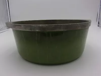 Vintage Club Aluminum 4 Quart Stock Pot - Green Camping • $17.99