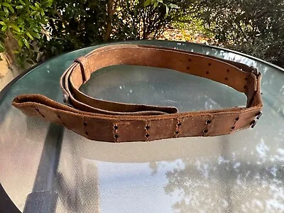 WWII M1907 US M1 Leather Rifle Sling Unmarked • $19.95