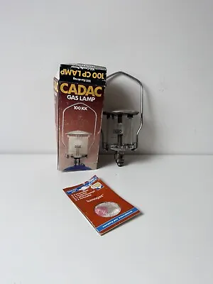 Cadac Gas Lamp 100 CP Vintage Portable Camping Light With Spare Filaments • £18.50