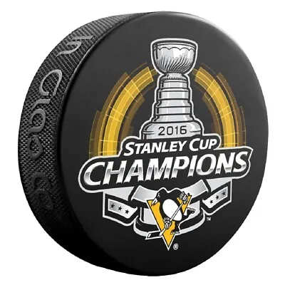 $7.99 • Buy 2016 STANLEY CUP CHAMPIONS CHAMPS PITTSBURGH PENGUINS PUCK - #shrw#DL