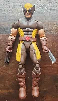 Marvel Legends Wolverine 6  Action Figure Tri Sentinel BAF Series Loose Brown • $17.99