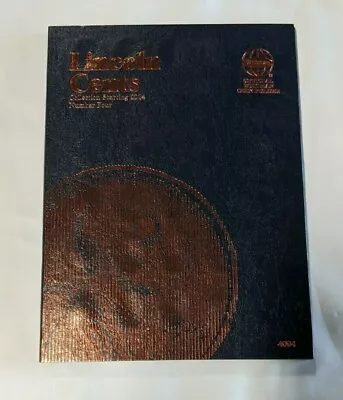 Lincoln Cent Penny Album Coin Folder Whitman Volume #4 Starting 2014 NEW 4004 • $7.82