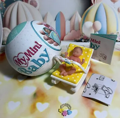 RARE Zuru My Mini Baby NEW Yellow Bouncer SOLD OUT Opened For Pictures • $44.99