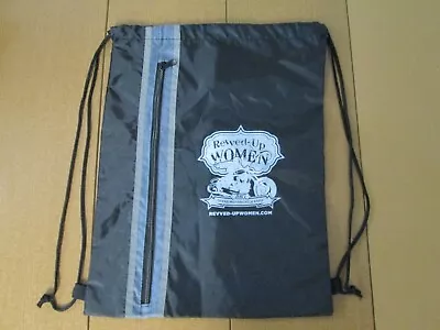  Revved Up Women - 2017 Texas Motorcycle Expo Drawstring Cinch Sack Backpack Bag • $24