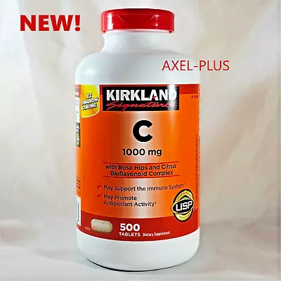 Kirkland Signature Vitamin C 1000 Mg. 500 Tablets • $23.70