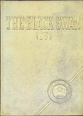 1951 William Byrd High School Yearbook The Black Swan Vinton Va • $69.99