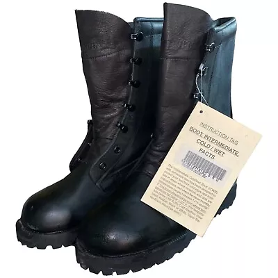 Belleville 01-D-0320 Gore-Tex Black Combat Military Boots Vibram Men's 6.5 W • $31.39