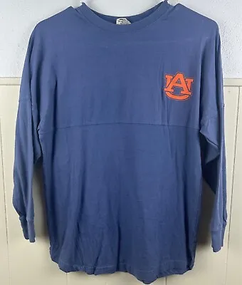 Auburn Tigers Small Blue T Shirt NCAA Small Long Sleeve Tee Shirt • $5.50