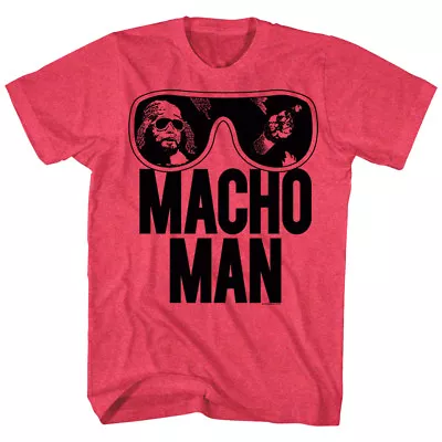 OFFICIAL Macho Man Randy Savage Old School Sunglasses Men's T-shirt  • $23.79