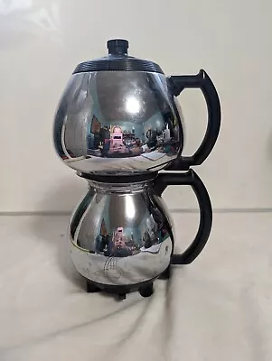 1960's Vintage Sunbeam Coffee Master Chrome Electric Coffee Maker Model C303A • $39.99