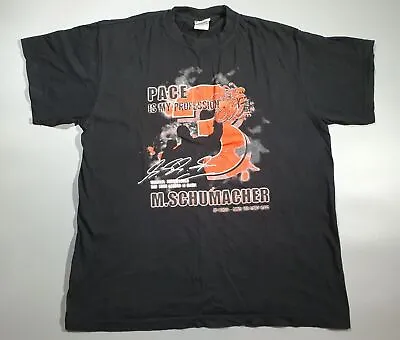 Michael Schumacher Is BACK F1 Championship Tour 2010 Formula 1 T-Shirt Vintage L • £36.20