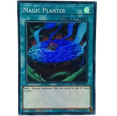 YUGIOH Magic Planter SHVA-EN055 Super Rare Card 1st Edition NM-MINT • $1.86