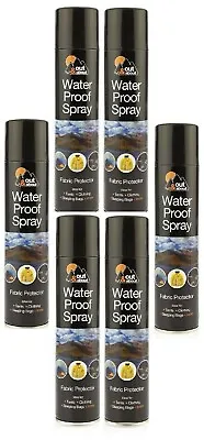 WATERPROOF SPRAY 300 Ml FOR TENT CLOTH SHOES FISHING CAMPING FABRIC PROTECTOR    • £5.96