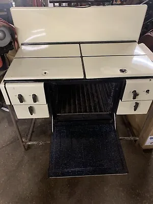 1934 Magic Chef Stove Porcelain Enameled Working Gas Stove. With Working Light • $4000