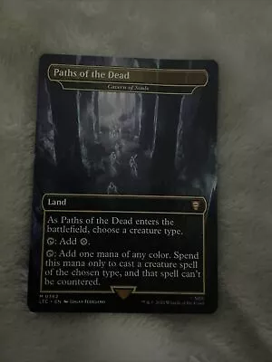 Cavern Of Souls PATHS OF THE DEAD 362 NON-FOIL MYTHIC Borderless MTG TCG • $55