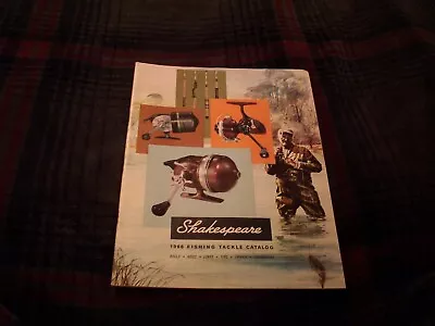 Vintage 1966 Shakespeare Fishing Tackle And Guide Catalog! LOOK • $9.99