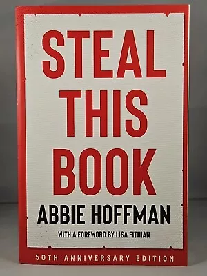 Steal This Book By Abbie Hoffman (2021) 50th Anniversary Edition Trade Paperback • $16.82
