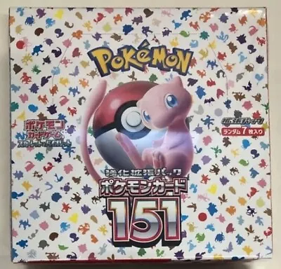 Pokemon Card Booster Box Pokemon Card 151 Sv2a Japanese NEW W/shrink • $94.97