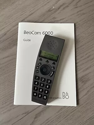 Bang & Olufsen BeoCom 6000 Charcoal Handset & Charger • $55