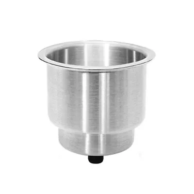 Stainless Steel Cup Drink Holders For Marine Boat Car Truck Camper RV With Drain • $11.23