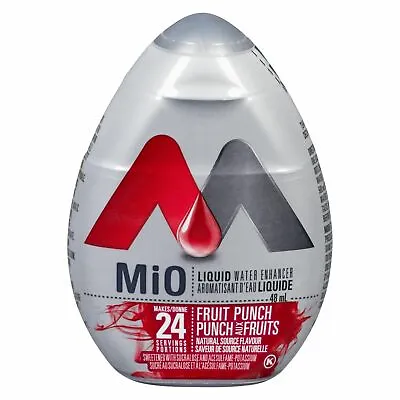 5 PACK MiO Fruit Punch Liquid Water Enhancer 48ml Canada FRESH & DELICIOUS • £18.19