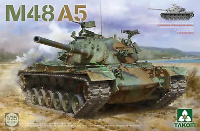 $61.76 • Buy TAKOM 2161 1/35 M48A5 Patton Main Battle Tank Model Kit