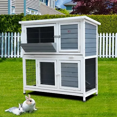 £94.99 • Buy Rabbit Hutch Hutches Run Runs Bunny Business 41  Guinea Pig Hutch Bb-41-ddl-hr