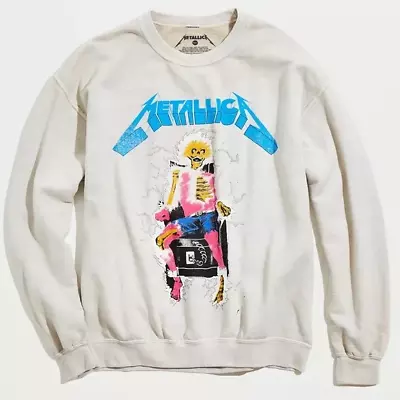 Urban Outfitters Metallica Crew Neck Ride The Lightning Sweatshirt Size S • $79