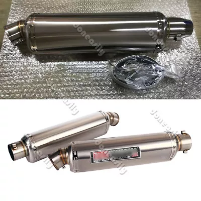 Universal Exhaust System Tail Muffler Slip-on DB Killer Pipe For 51mm Motorcycle • $88