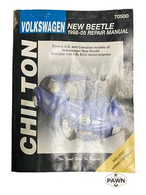 Chilton's VW New Beetle 1998-10 Automotive Repair Manual #70500 Volk (FVS025857) • $24.99