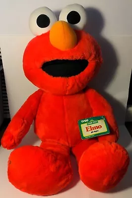 Elmo 1996 Sesame Street Plush Toy 24” Sitting Tyco WITH TAG 70247 / 70217 • $0.99