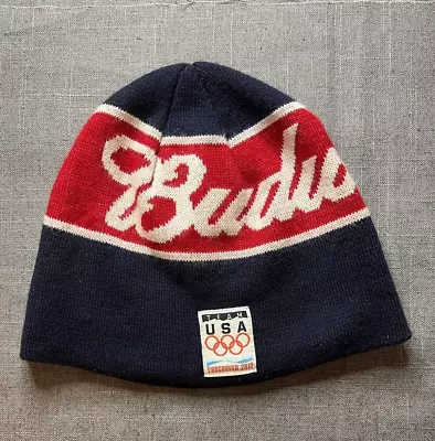 Vancouver 2010 Winter Olympics Team USA Budweiser Beanie Hat • $14.99