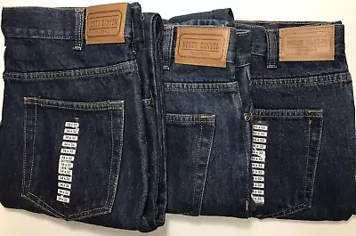 New North Canyon Traders Heavyweight Men's 5-Pocket Jeans 34Wx32L 3 Pair Lot • $59.99