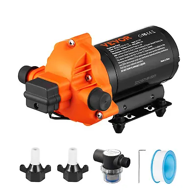 VEVOR 110V Water Pressure Diaphragm Pump Self-Priming Pump 45 PSI 3.3GPM Boat RV • $39.59