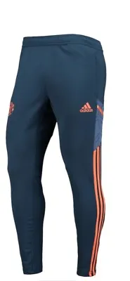 Manchester United Adidas Club Crest AEROREADY Training Pants Navy Men's 2XL • $49.99