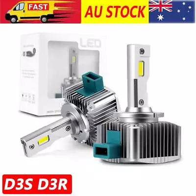 2X D3S D3R LED Headlight Bulbs Conversion Kit Replace HID Xenon Lamps 6000K 180W • $64