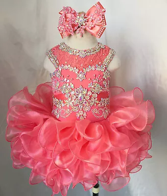 Jenniferwu Baby Girls Pageant Lace Dresses Toddler Formal Party Tulle Dresses • $82.03