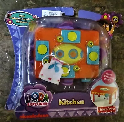 Dora The Explorer Window Surprises Doll House Kitchen Furniture NIB AUTHENTIC • $21.50