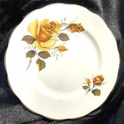 2 Regency Vintage English Bread & Butter Plates W/yellow Roses 6.5” • $26.99