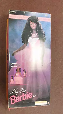 1993 My Size Barbie 3 Feet Tall Ballerina African American Doll Opened Nib • $159.99