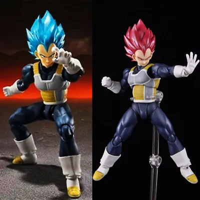 Hot Anime Figure Dragon Ball Z Figure Vegeta Super Saiyan Action Figures No Box • $29.99
