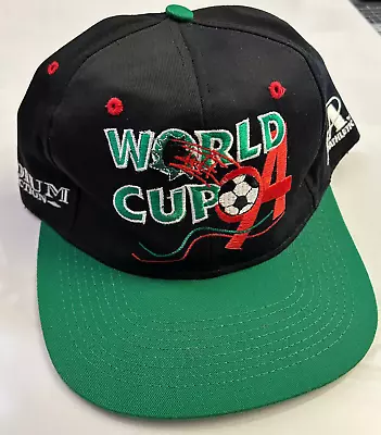 Vintage 90s World Cup 94 USA Soccer Snapback Hat Cap Logo Athletics OG • $49.99