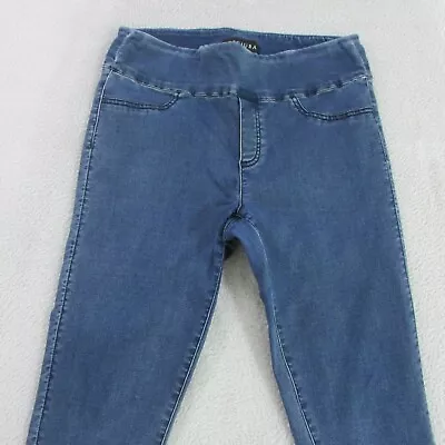 Decjuba Jeans 14 L27 Blue Skinny Mid Jegging Stretch Womens • $29.95