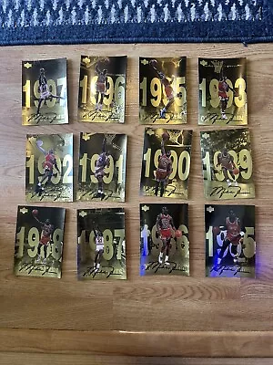 1998 Upper Deck Michael Jordan Promo Gatorade 12 Card Set Jumbo • $0.99