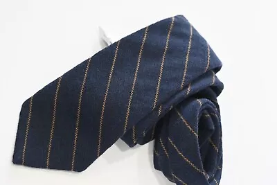 SKINNY J. CREW WOOL SILK Men's Neck Tie W:3  BY L:60  MADE  IN USA NEW 84.50 • $18.99